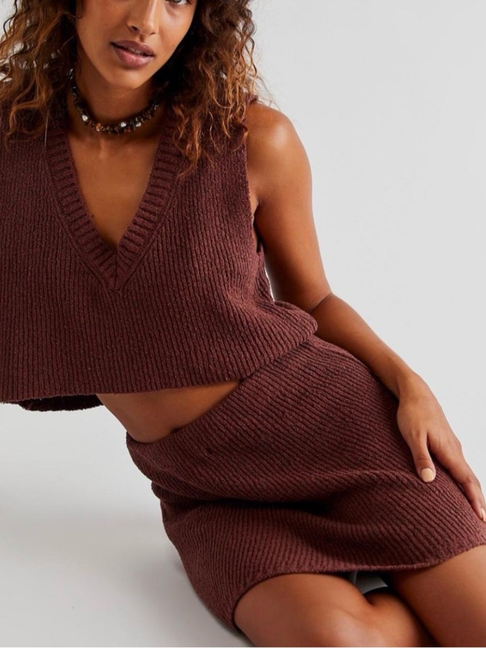 Free People Marsha Sweater Set